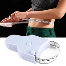 Self-Tightening Body Measuring Tape 150cm/60" Tailor Dressmaking Sewing Ruler UK