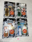 Star Wars NEW HOPE Retro Collection Han, Leia, Luke & Chewbacca LOT OF 4 MOC!