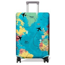 Travel Luggage Cover Suitcase Protector Fits 18-32 Inch Wheel Covers Patterne...