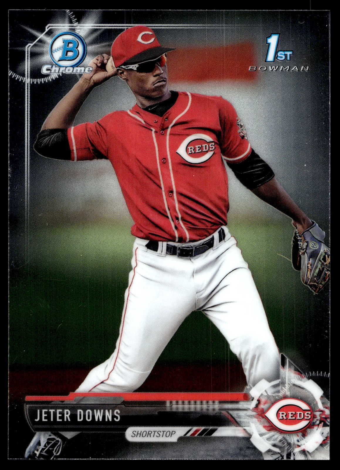 2017 Bowman Draft #BDC-6 Jeter Downs 1st Chrome Cincinnati Reds