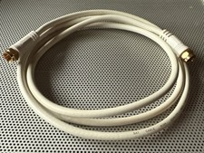 Koax Sat Kabel 1,40 m, Stecker vergoldet