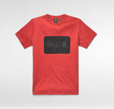 New G-Star Raw Raw Double Layer Red Tee SIZE XS MSRP $55