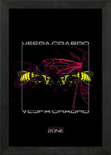 Quadro Stampa su Tela Poster Wall Art con Cornice Vespa Crabro