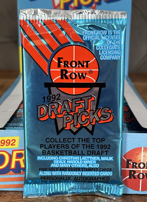1992 FRONT ROW Basketball DRAFT PICKS   PACK 10 Cards AUTOS  US IMPORT OVP 
