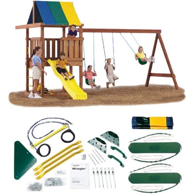 Swing-N-Slide DIY Wrangler Custom Outdoor Play Hardware Kit Backyard Playset
