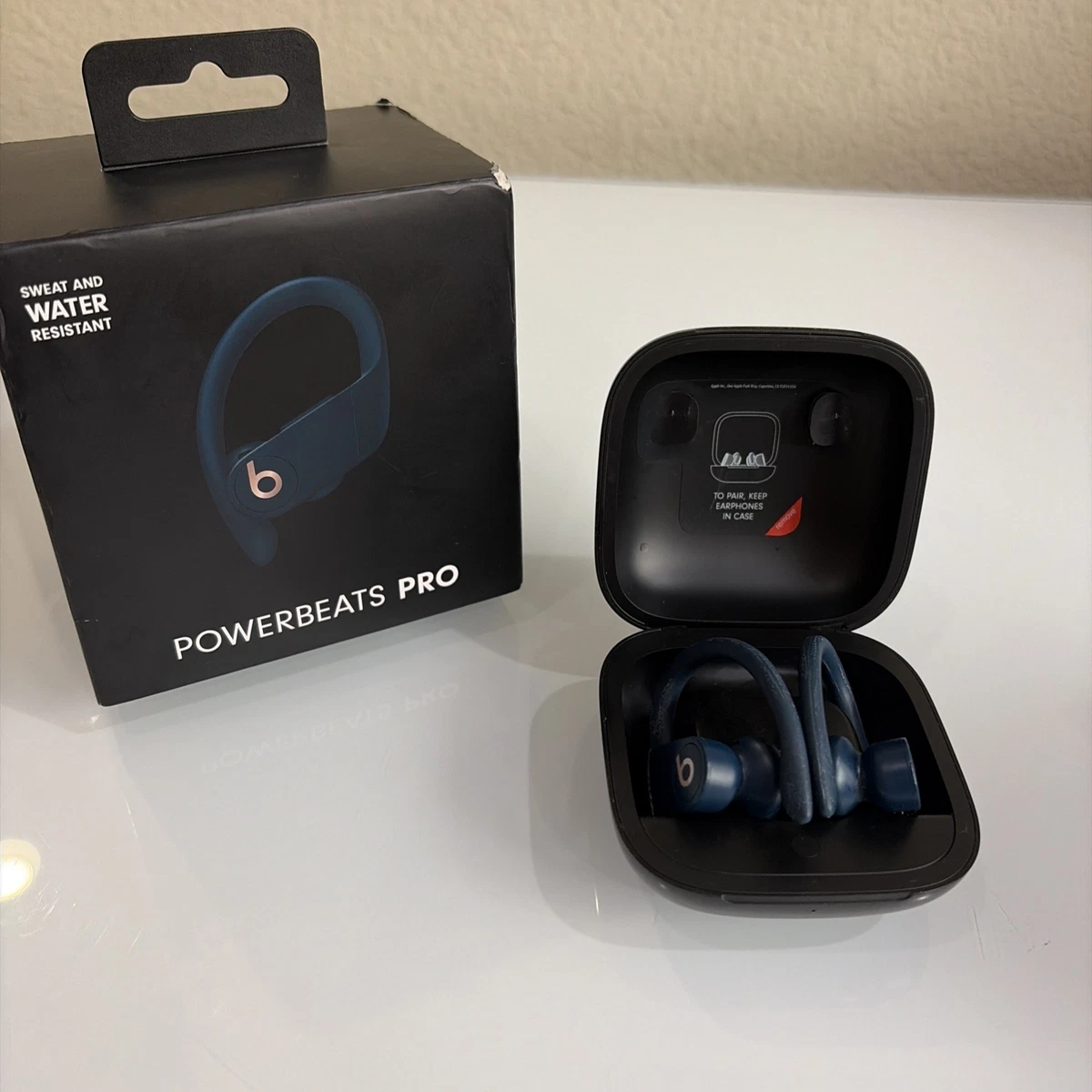 Beats by Dr. Dre Powerbeats Pro Blue Headphones for sale - eBay