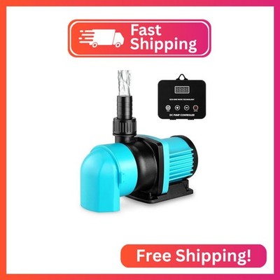 JEREPOND 1850GPH Aquarium Return pump with LCD display controller, 55W DC 24V aq