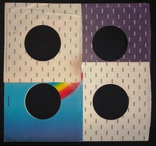 4 pcs - "MCA Records" Original Co 7" 45RPM Paper Sleeves - Lot - Used