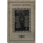 1940s Women In Uniform & Helmets WW2 Era Tin Type Cardboard Frame Vintage Photo