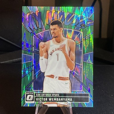 2024-25 Panini Donruss Optic - My House Victor Wembanyama Green Shock Prizm /149