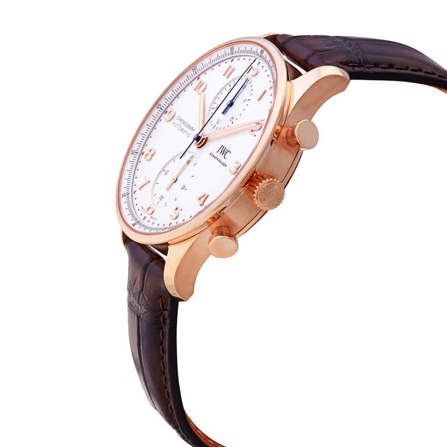 IWC Portugieser Chronograph Automatic White Dial 18kt Rose Gold