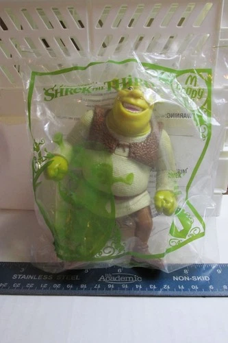 McDonalds Dream Works Shrek The Third - SHREK TOY Happy Meal 2007 Free Shipping