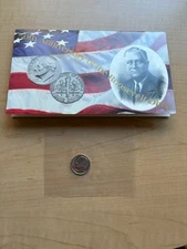 1996 W Roosevelt Dime. 50th Anniversary Coin with COA. See description #86