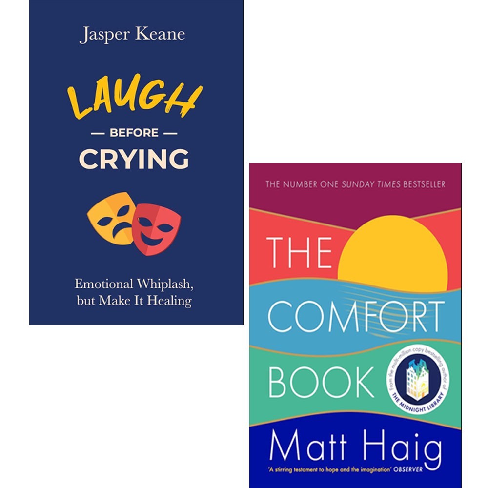 Laugh Before Crying Jasper Keane ,Comfort Book Matt Haig 2 Books Collection Set