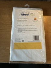 Tempur-Pedic Advanced Performance Waterproof Pillow Protector White 21"x 28" NEW