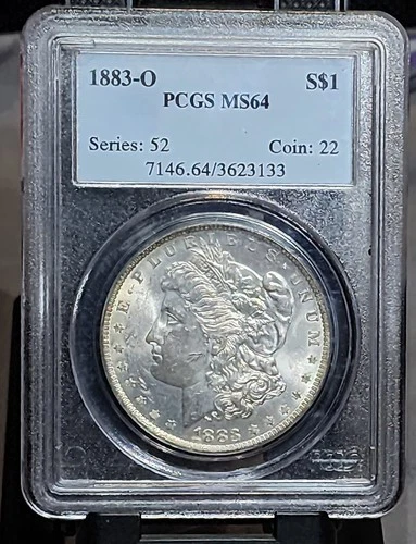 1883-O Morgan Dollar PCGS MS64