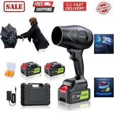 980,000 RPM Cordless Leaf Blower - 21V Electric Handheld Leaf Blower with 2×4...