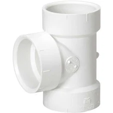 Mueller 06413 1-1/2" FNPT PVC Flush Cleanout Tee SCH 40