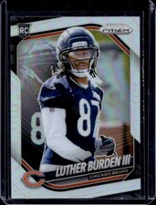 2025 Panini Prizm Luther Burden III RC Silver Rookie #331 Bears