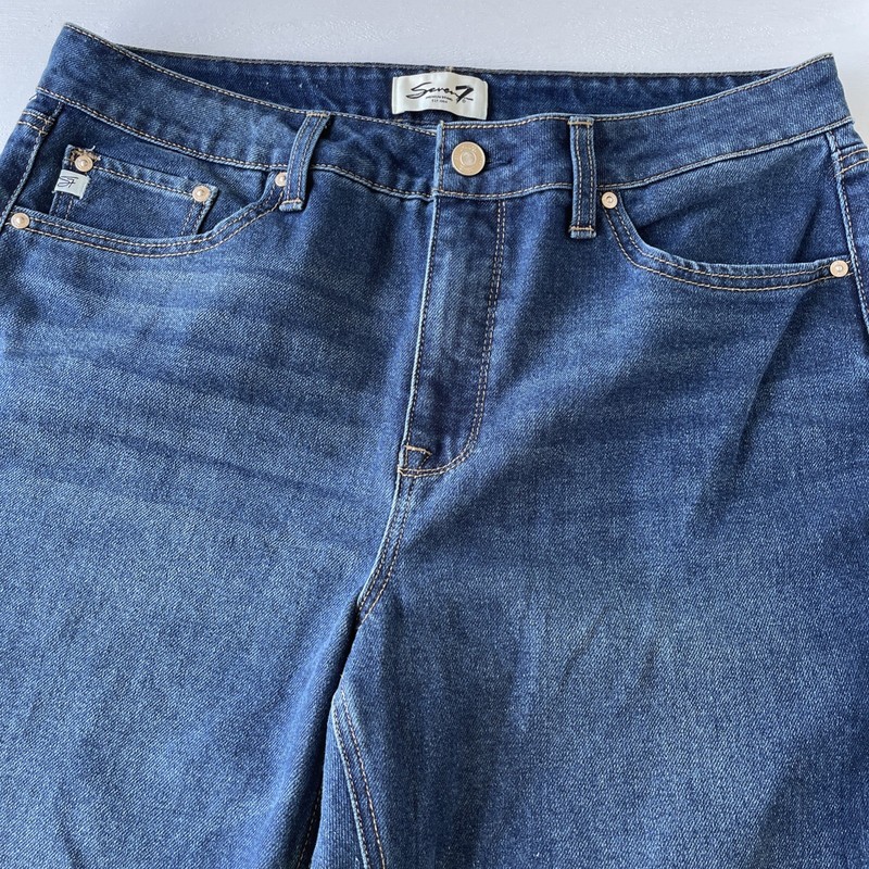 Seven7 Blue Jeans Size 12 Straight Leg