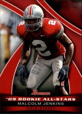 2009 Bowman Draft Rookie All-Stars #AS15 Malcolm Jenkins Card. rookie card picture