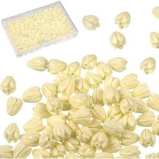 100 pcs artificial jasmine flower beads coral flower shell beads for j