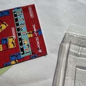 Tetris Flash W/Box Manual Very Good Used Game Nintendo Famicom NES NTSC-J Japan