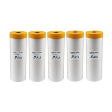 5 Abdeckfolie Goldband Masker Abdeckband mit Klebeband Folie - 55 140 270 cm