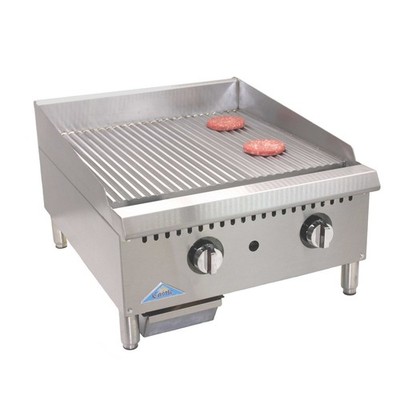 Comstock-Castle HG36T-1-FG 36'' Countertop Thermostatic Gas Griddle with Groov...