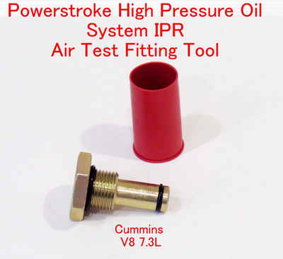 #ad Air Test Fitting Tool For V8 7.3L Powerstroke High Pressure Oil System IPR $13.75