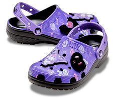 Crocs Kuromi Classic Clogs Lightweight Sanrio Unisex US:W5-10 w/ Jibbitz NEW