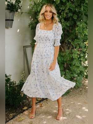 Baltic Born Fabian Jacquard Midi Dress - Size 3XL