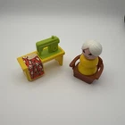 Fisher Price Vintage Little People Grandma Yellow Sewing Machine Play Toy yellow