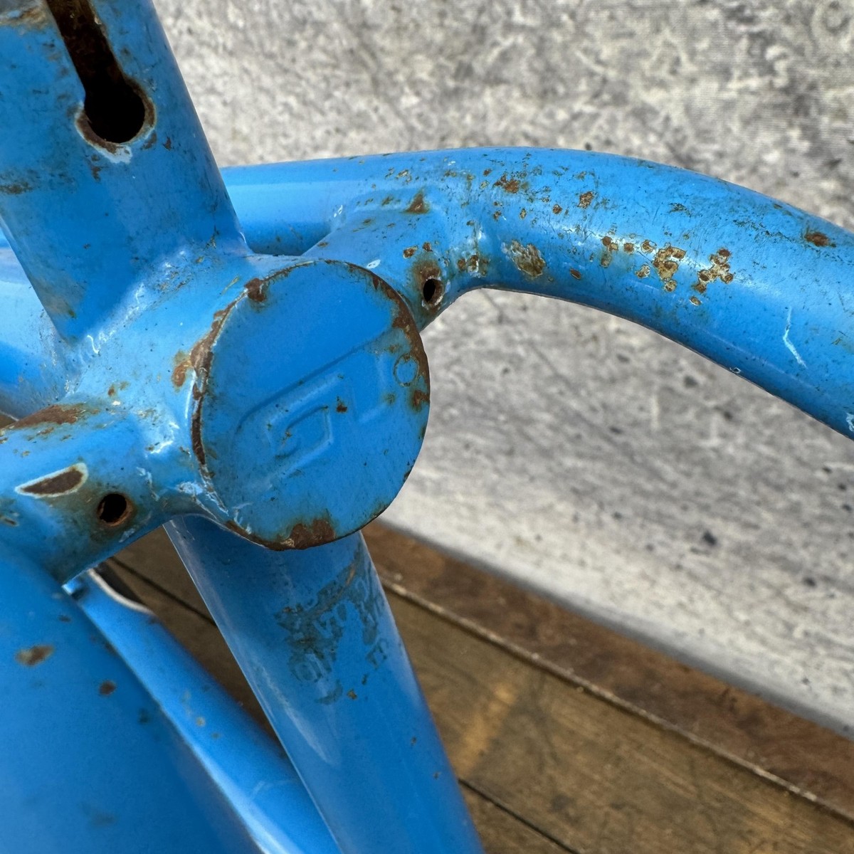 Vintage GT Performer BMX Frame 19in Blue USA Old School Freestyle