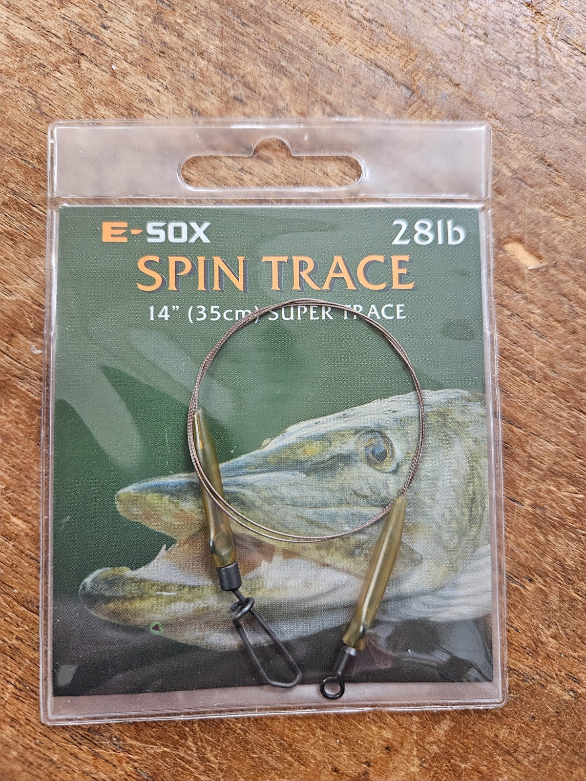2 x E-SOX Spin Trace 35cm 28lb