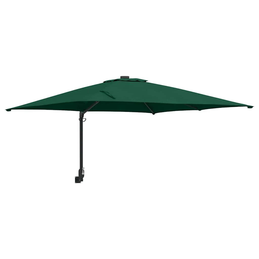 Parasol de jardin inclinable résistant au vent, parasol rectangulaire anti-décoloration gris
