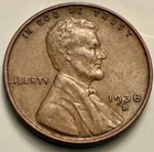 1938-D Lincoln Wheat Cent Denver Mint Extra Fine Penny BN2144