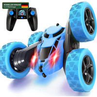 Ferngesteuertes Auto 2.4Ghz 360° Drehbar 4WD Off Road Drift Spielzeug Blau 6-12