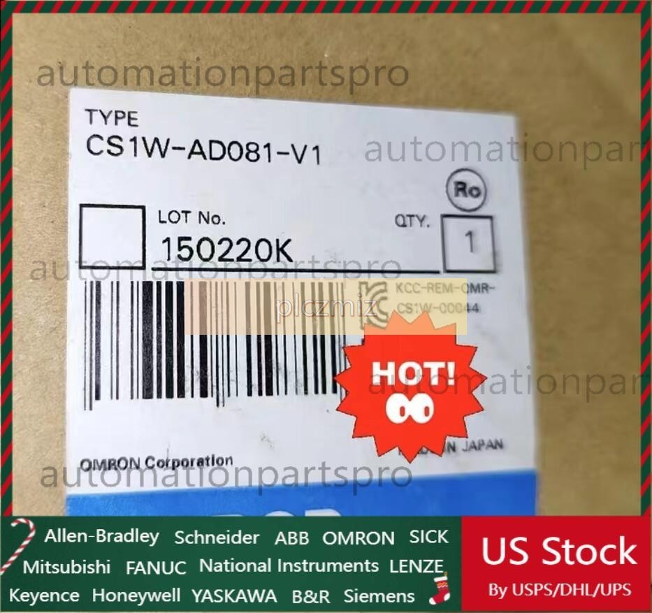 1 pcs Omron Brand New New CS1W-AD081-V1 PLC New IN BOX CS1WAD081V1