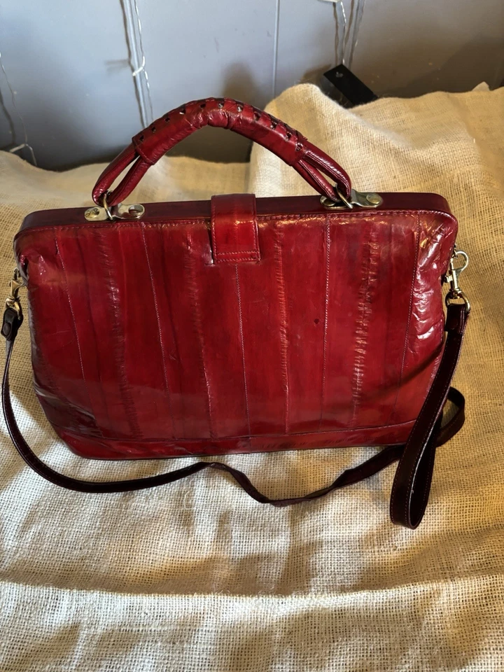 Bolso de mano piel de anguila Foto 2 de 4