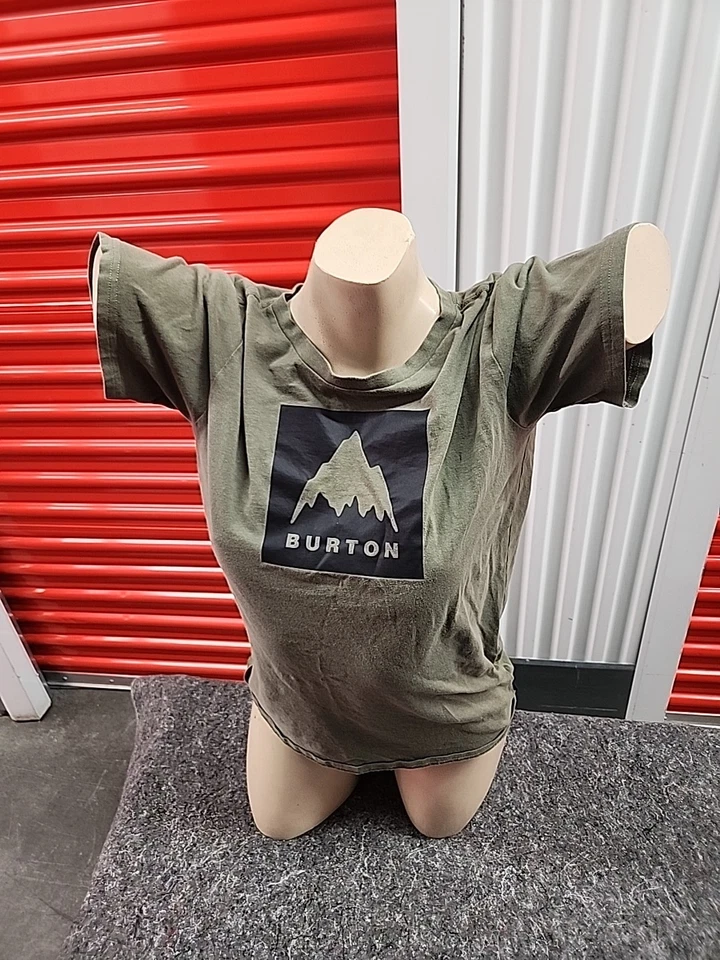 Camiseta Burton Snowboards Verde XL Juvenil Unisex Hecha en Perú 100% Algodón Foto 2 de 4