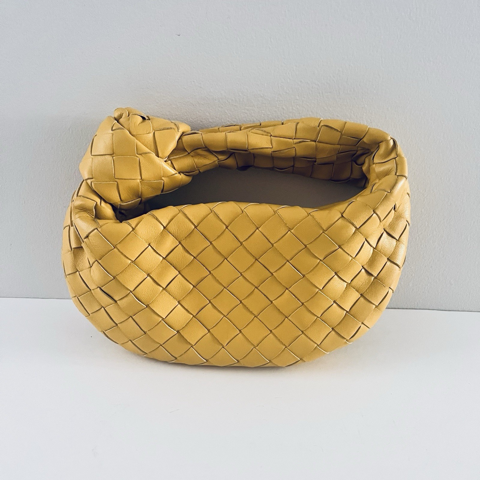 Bottega Veneta Nappa Intrecciato Mini Jodie Yellow