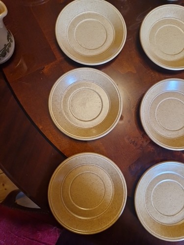 Vintage Ironstone Kiln Craft Tea Set. Teapot. Milk Jug & 9 Cups With Saucers. - Picture 2 of 24