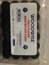 48 Pc Floor Protectors Furniture Leg Felt Pads Self Adhesive Chair, Sofa, Table.