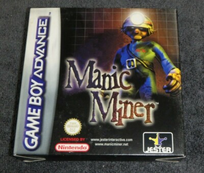 CIB Nintendo GBA Gameboy Advance Game - Manic Miner
