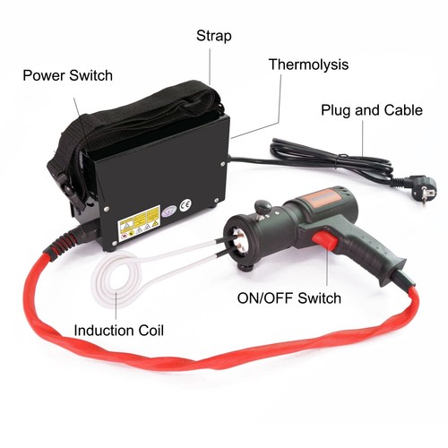 NEWTRY 1500W Magnetische Induktionsheizung - Professioneller Induktionsheizer Mit 8 Spulen