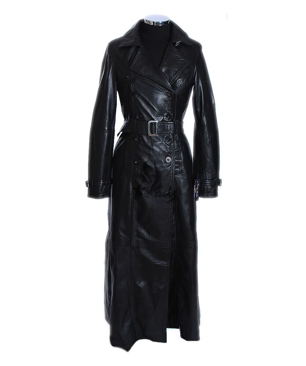 Leather clearance arm coat