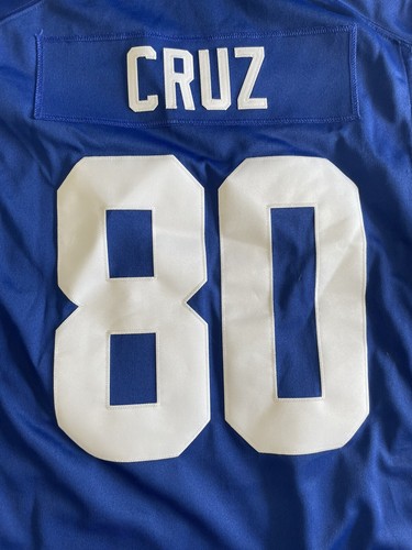 Nueva Camiseta Nike On Field Victor Cruz #80 NY Giants NFL Auténtica Azul Para Mujer XXL - Imagen 4 de 14