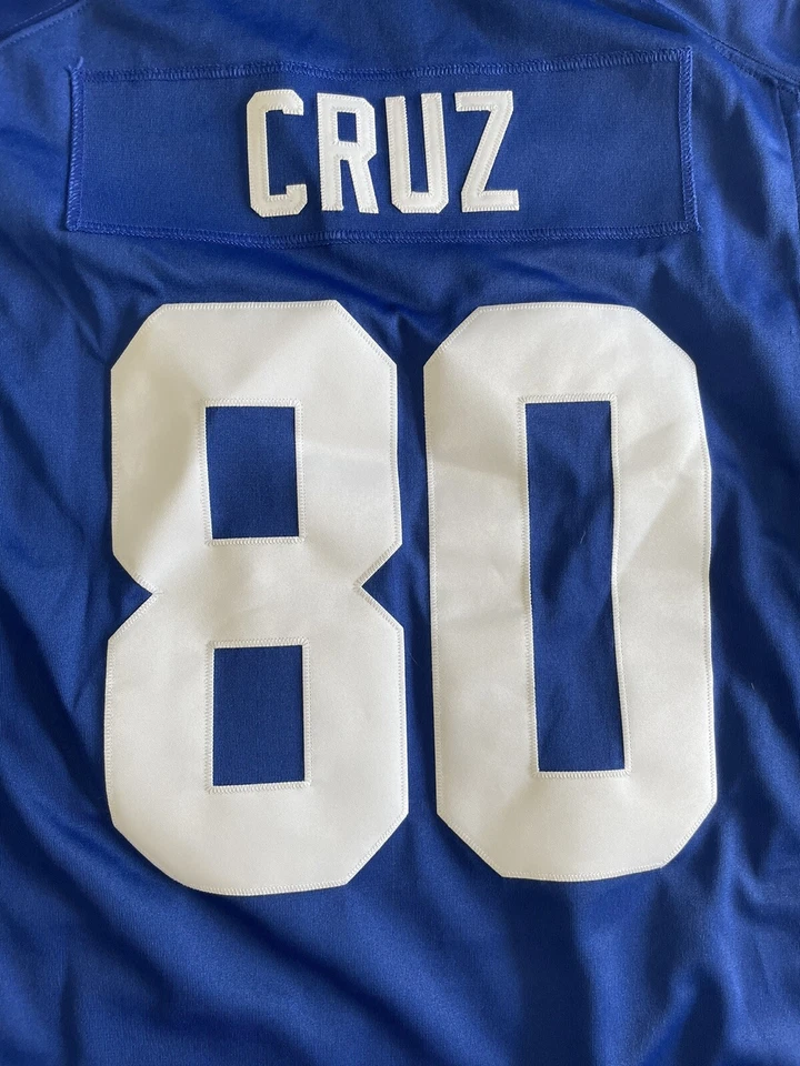Nueva Camiseta Nike On Field Victor Cruz #80 NY Giants NFL Auténtica Azul Para Mujer XXL Foto 4 de 4