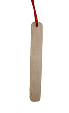 Wooden Letter Distressed Ornament Decor White Initial Monogram gift Skinny I